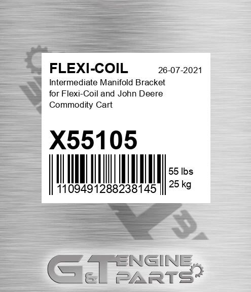 X55105 Intermediate Manifold Bracket For And John Deere Commodity Cart