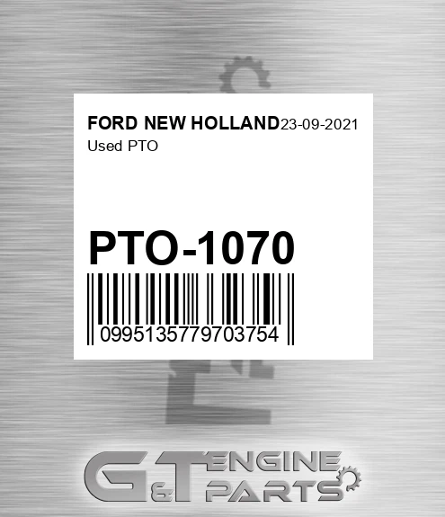 PTO-1070 Used Pto for FORD NEW HOLLAND
