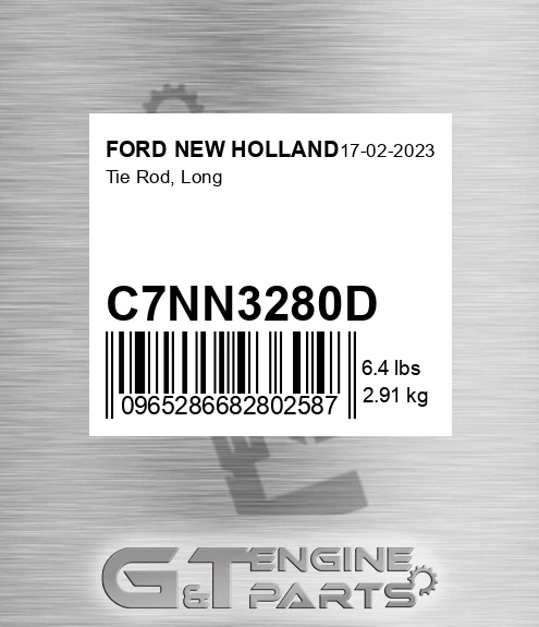 C7NN3280D Tie Rod, Long