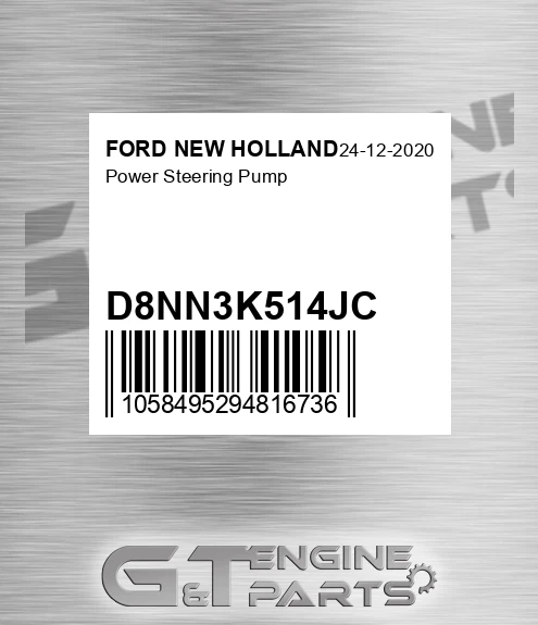 D8NN3K514JC Power Steering Pump