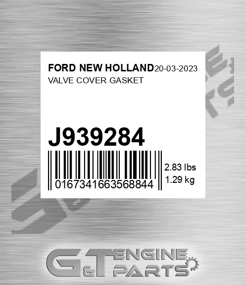 J939284 Valve Cover Gasket