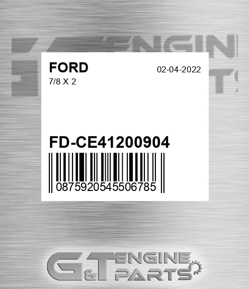 FD-CE41200904 7/8 X 2