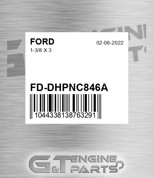 FD-DHPNC846A 1-3/8 X 3