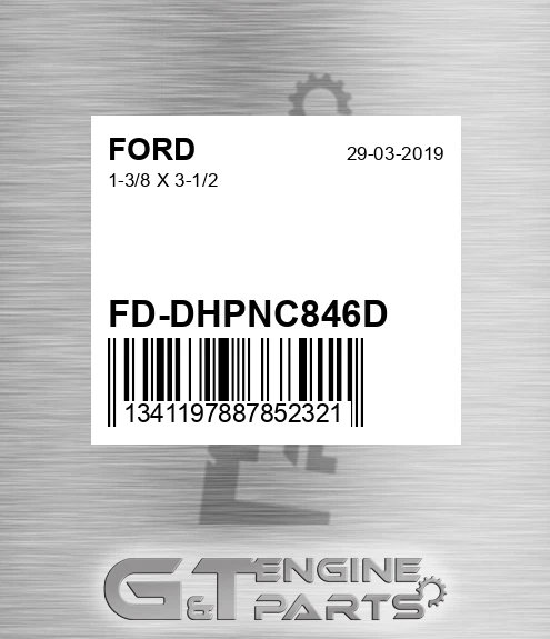 FD-DHPNC846D 1-3/8 X 3-1/2
