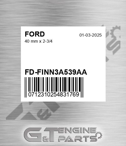 FD-FINN3A539AA 40 Mm X 2-3/4