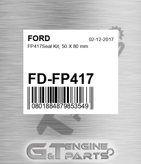 FD-FP417 Fp417seal Kit, 50 X 80 Mm