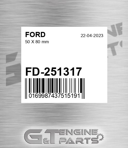 FD-251317 50 X 80 Mm
