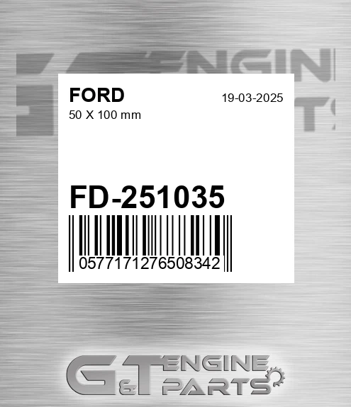 FD-251035 50 X 100 Mm