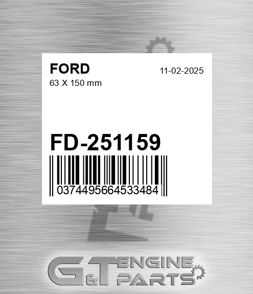 FD-251159 63 X 150 Mm