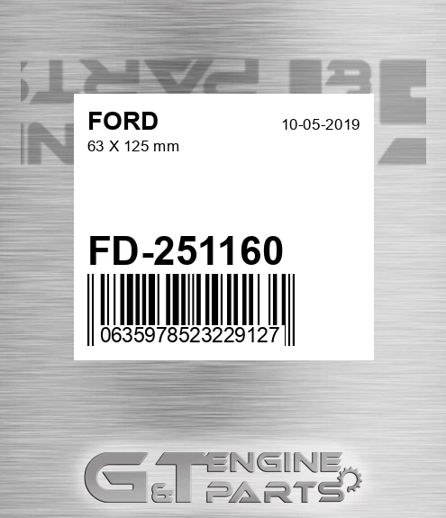 FD-251160 63 X 125 Mm