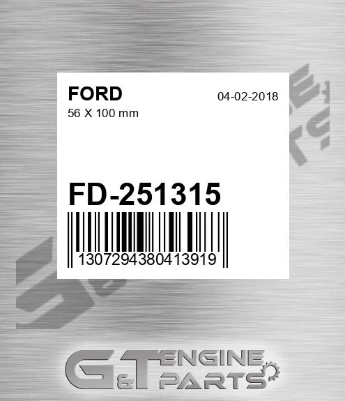FD-251315 56 X 100 Mm