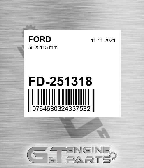 FD-251318 56 X 115 Mm