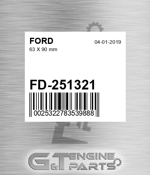 FD-251321 63 X 90 Mm