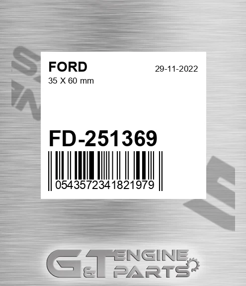 FD-251369 35 X 60 Mm
