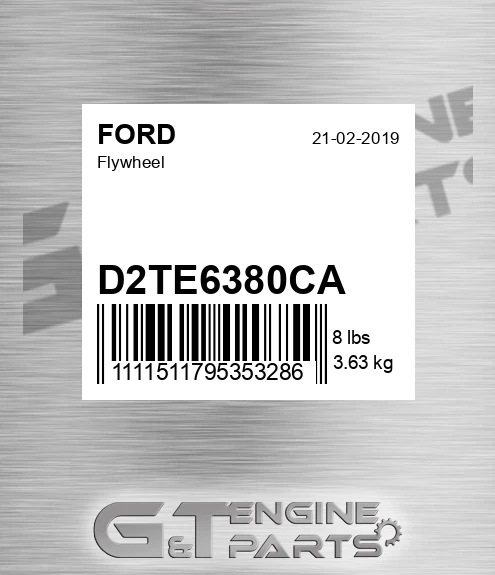 D2TE6380CA FORD Flywheel