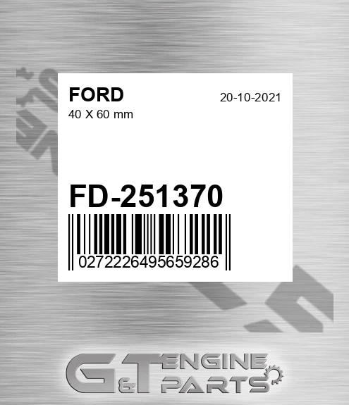 FD-251370 40 X 60 Mm