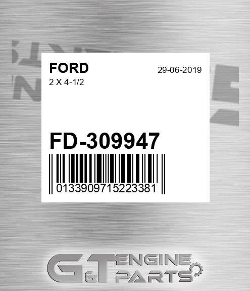 FD-309947 2 X 4-1/2