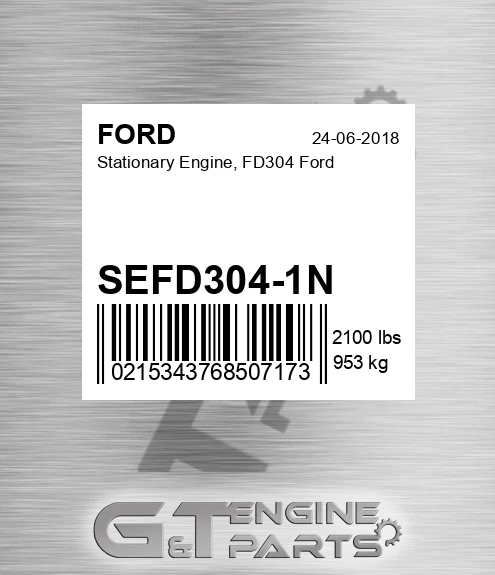 SEFD304-1N Stationary Engine, Fd304
