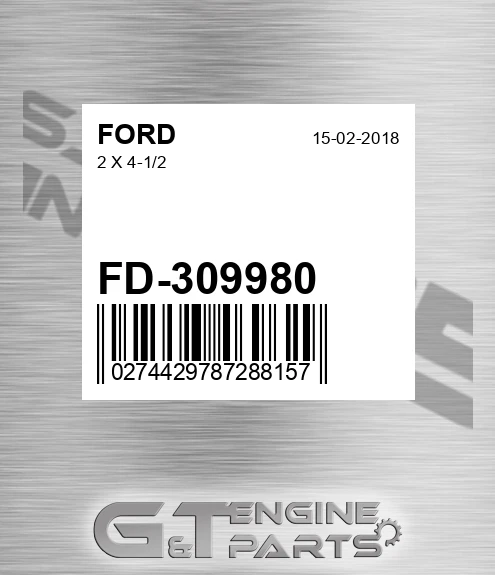 FD-309980 2 X 4-1/2