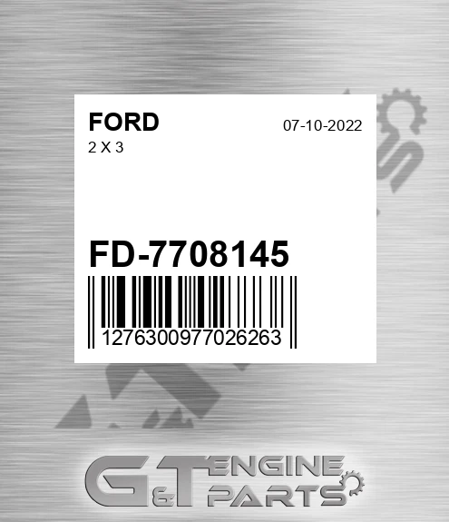FD-7708145 2 X 3