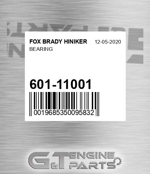 601-11001 Bearing for FOX BRADY HINIKER
