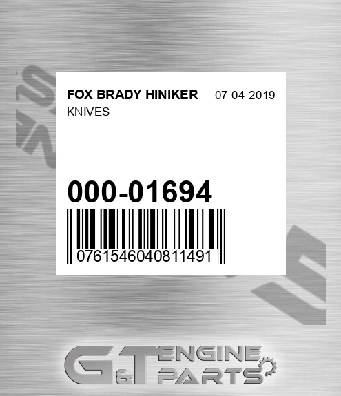 000-01694 Knives