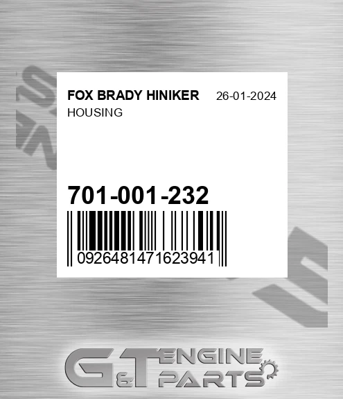 701-001-232 Housing