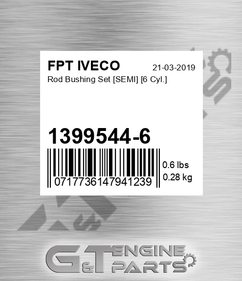 1399544-6 Rod Bushing Set [semi] [6 Cyl.]