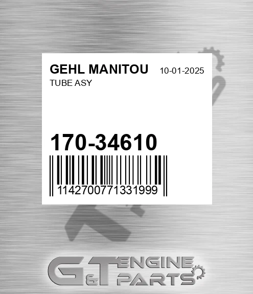 170-34610 Tube Asy for GEHL MANITOU