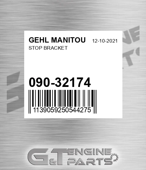 090-32174 Stop Bracket for GEHL MANITOU