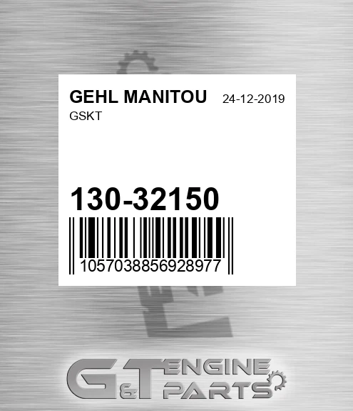 130-32150 Gskt for GEHL MANITOU
