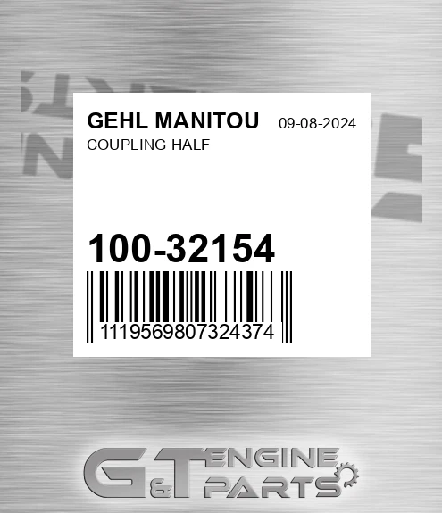 100-32154 Coupling Half for GEHL MANITOU