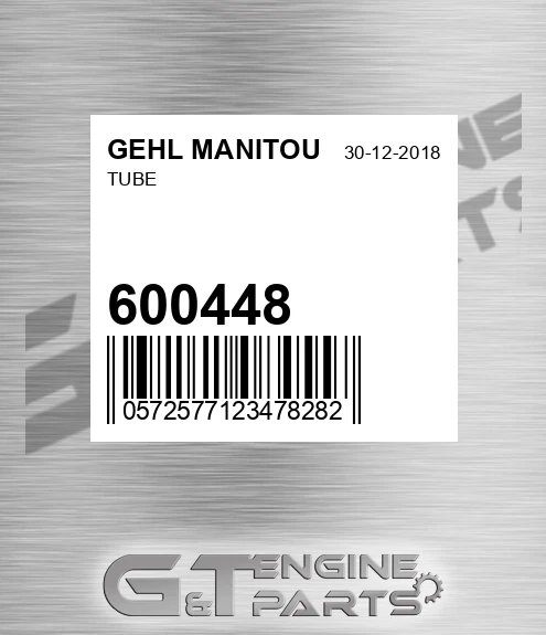 600448 Tube for GEHL MANITOU