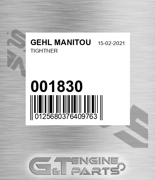 001830 Tightner for GEHL MANITOU