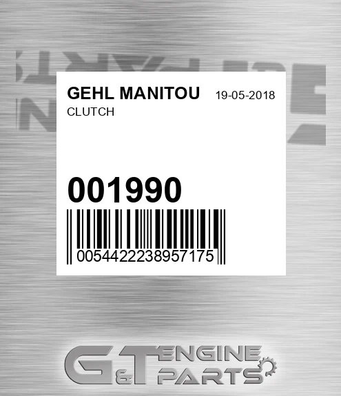 001990 Clutch for GEHL MANITOU