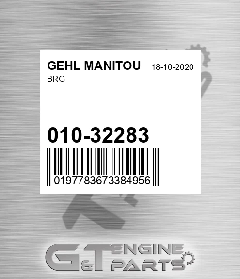 010-32283 Brg for GEHL MANITOU