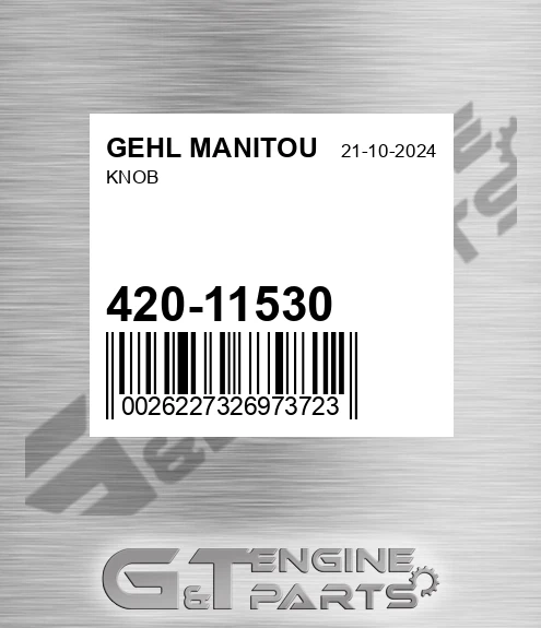 420-11530 Knob for GEHL MANITOU