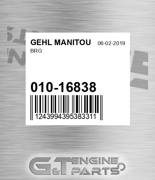 010-16838 Brg for GEHL MANITOU