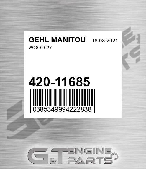 420-11685 Wood 27 for GEHL MANITOU
