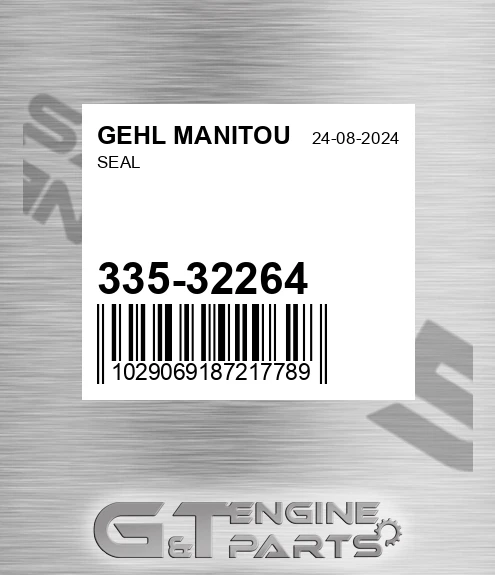 335-32264 Seal for GEHL MANITOU