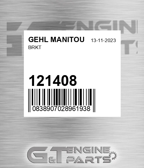 121408 Brkt for GEHL MANITOU