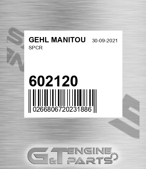 602120 Spcr for GEHL MANITOU
