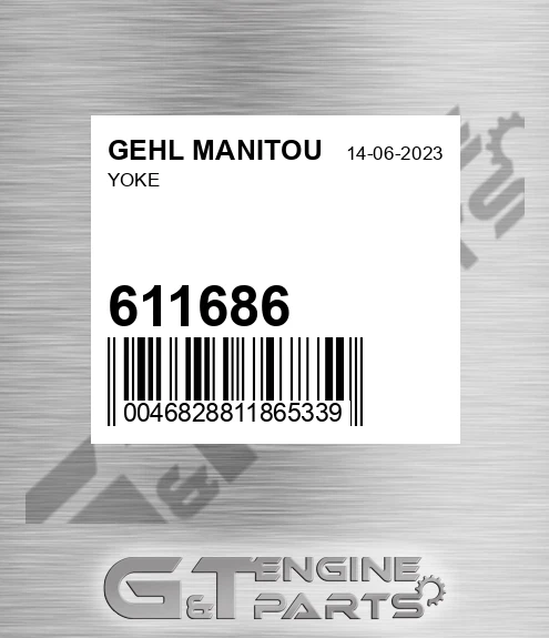 611686 Yoke for GEHL MANITOU