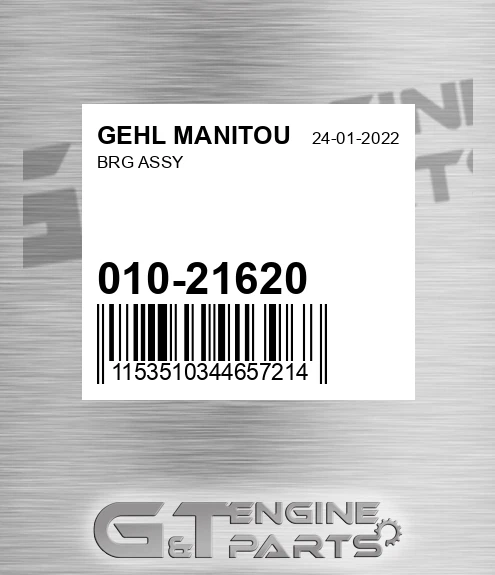 010-21620 Brg Assy for GEHL MANITOU