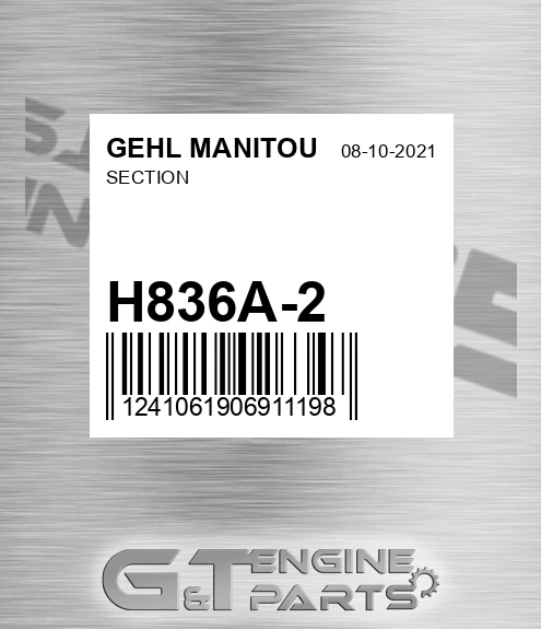 H836A-2 Section for GEHL MANITOU