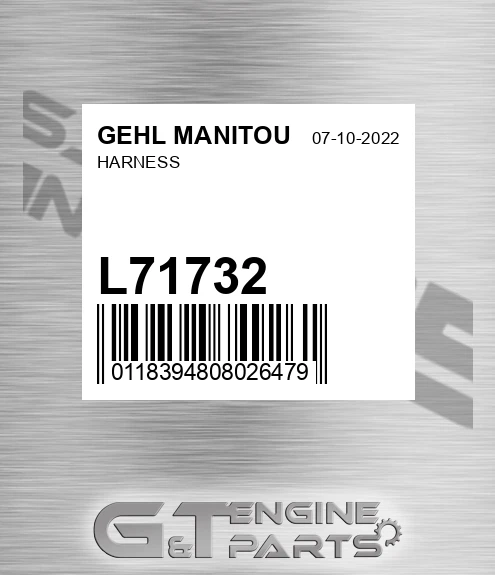 L71732 Harness for GEHL MANITOU