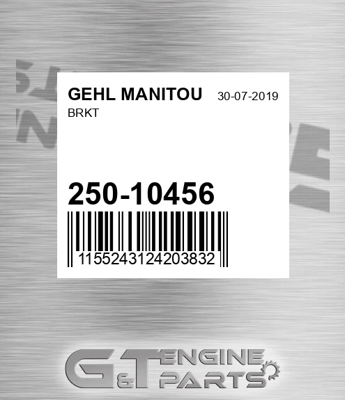 250-10456 Brkt for GEHL MANITOU