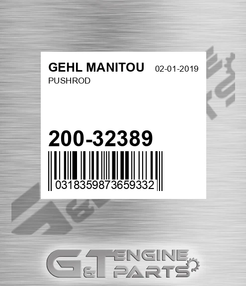 200-32389 Pushrod for GEHL MANITOU