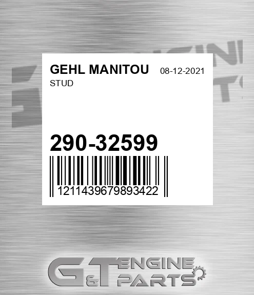 290-32599 Stud for GEHL MANITOU