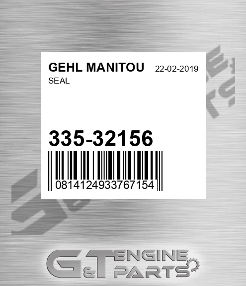 335-32156 Seal for GEHL MANITOU